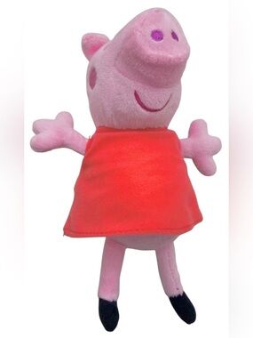 Peppa Pig Plush with Red Dress